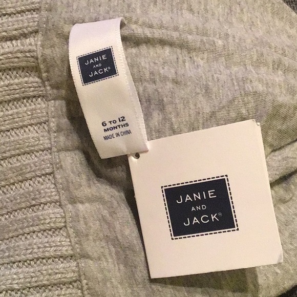 Janie and Jack Baby Boy Gray Beanie - Picture 2 of 4